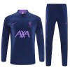 Sudadera De Entrenamiento Liverpool Cremallera De Cuarto 23-24 Armada - Niño